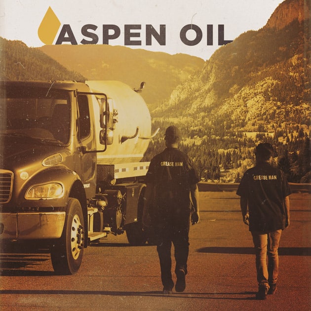 Aspen Oil used cooking oil recycling truck