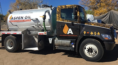 Aspen Oil UCO pumper truck