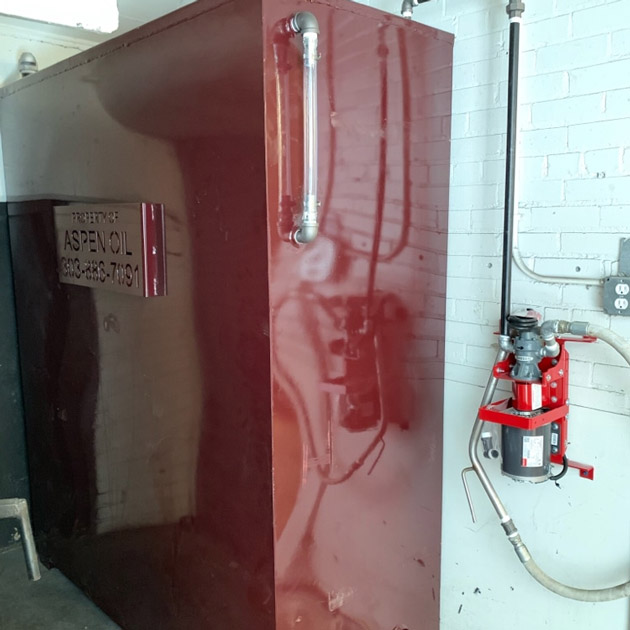 outdoor oil container